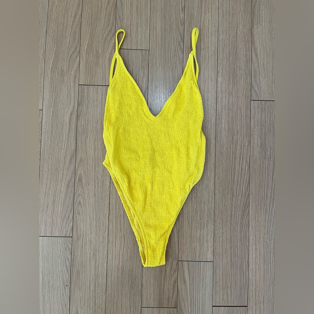 ZARA Low open back one piece bathing suit